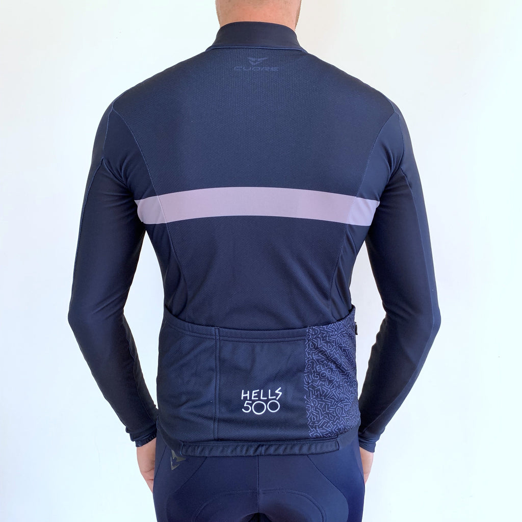 HELLS 500 NAVY LONG SLEEVE JERSEY MENS