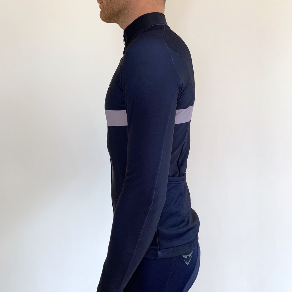 HELLS 500 NAVY LONG SLEEVE JERSEY MENS