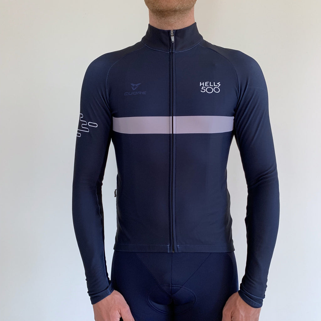 HELLS 500 NAVY LONG SLEEVE JERSEY MENS