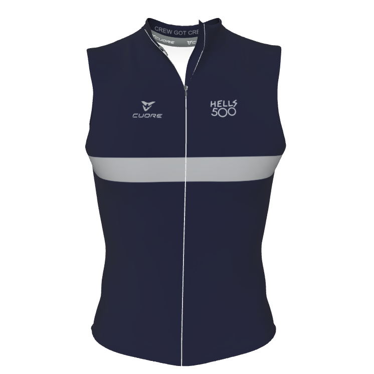 HELLS 500 NAVY GILET MENS