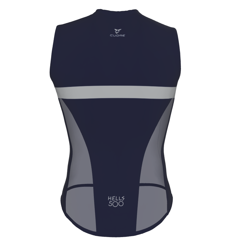 HELLS 500 NAVY GILET MENS
